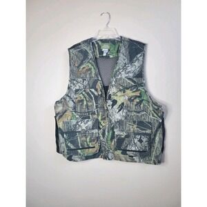 Quail Unlimited Mens Vest Hardwoods Camo Dove Hunter Hunting Outdoor Sz XL